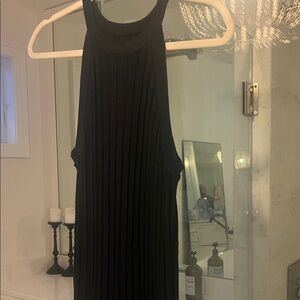 Boden  NEW ELEGANT Ribbed Halter Maxi Dress in midnight blue